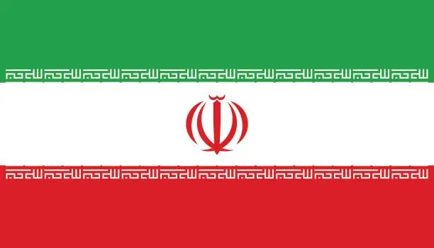 Vector illustration of Iran