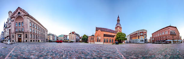 istock Skyline of Riga old town 652236094