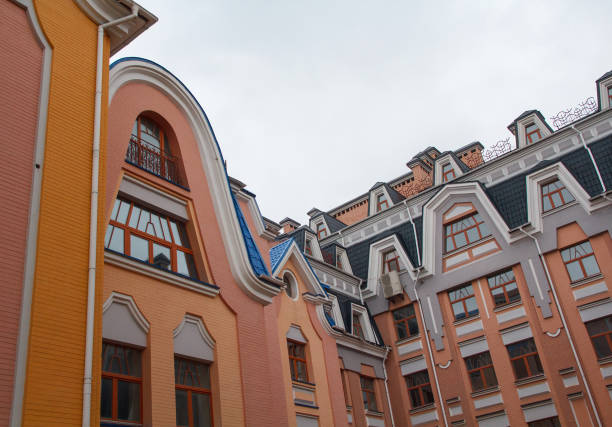 Beautiful house in the classical style. Architecture