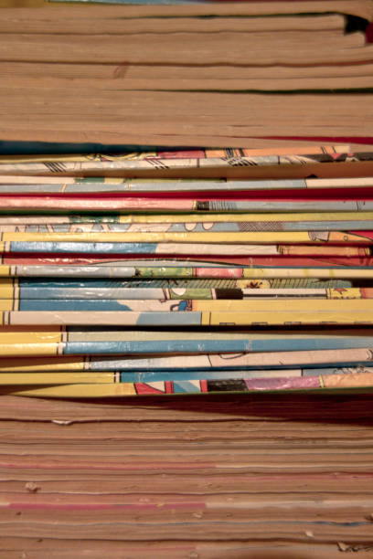 istock Vintage Magazines and Comics in a Pile 652248324