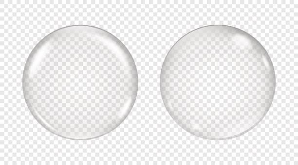 illustrations, cliparts, dessins animés et icônes de bulle de savon transparent vecteur - sphère