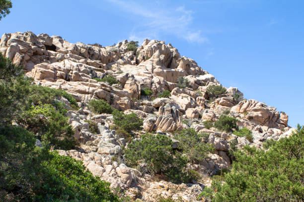 istock Landscape with yellow rocks on Sardinia, Italy 652259392
