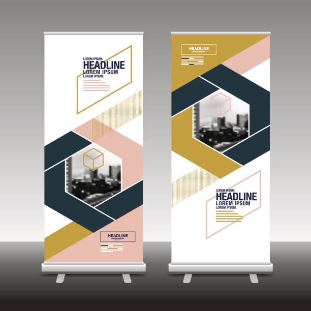 roll up business brochure flyer banner design vertical template vector. abstract geometric background. x-stand , x-banner and flag-banner. roll up business brochure flyer banner design vertical template vector. abstract geometric background. x-stand , x-banner and flag-banner. chin ups stock illustrations