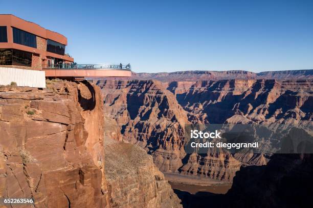 Skywalk Observatory At Grand Canyon West Rim Arizona Usa Stock Photo - Download Image Now