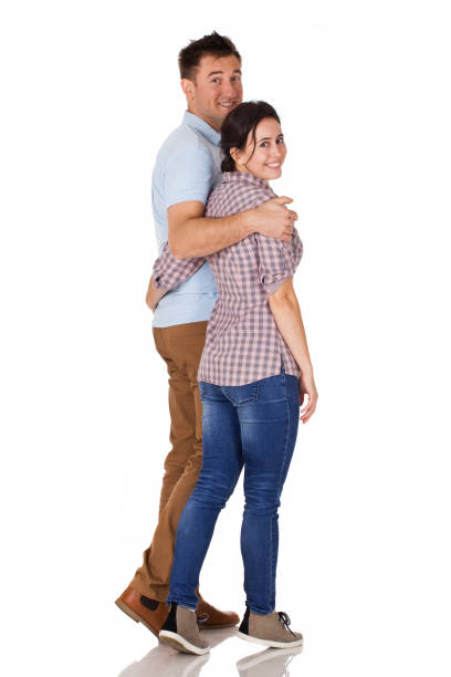 istock Happy couple in hug 652269496