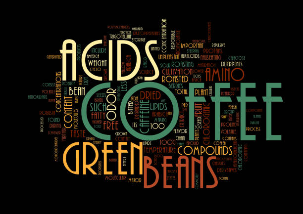 istock Word Cloud of Coffee Terms on Black Background 652274008