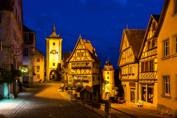 istock Rothenburg ob der Tauber Night 652290922