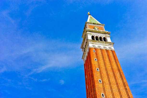 St Mark's Campanile in Venice. stock photo