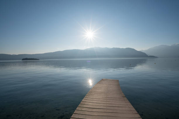 istock Jetty above lake Maggiore in Italy 652300206
