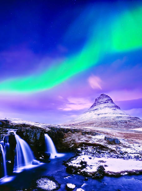 istock View of the northern light in Iceland 652300262