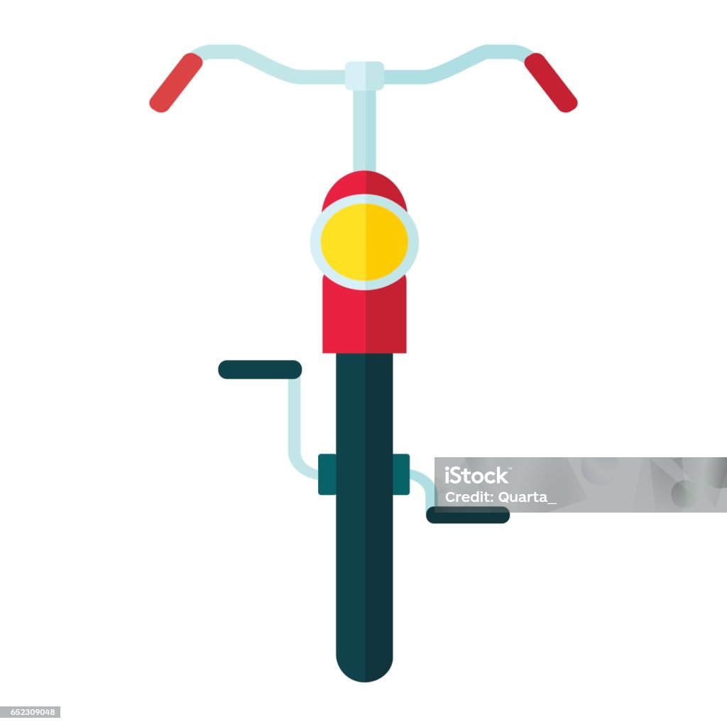 Bike Front Vector Bike Front View Stock Illustration - Download Image Now - Backgrounds ...