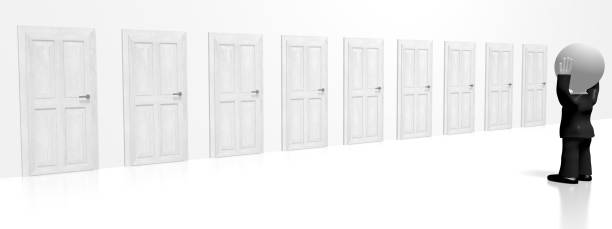 istock 3D choice concept, businessman 652324198