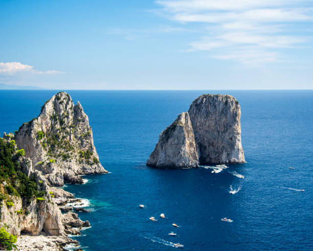 istock Rocks and small islands in the sea from Capri 652327684