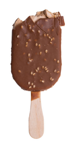 istock Ice cream on stick in chocolate glaze 652345904