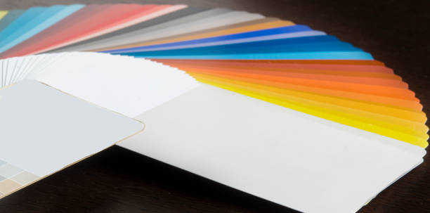 istock Open Pantone sample colors catalogue 652349188