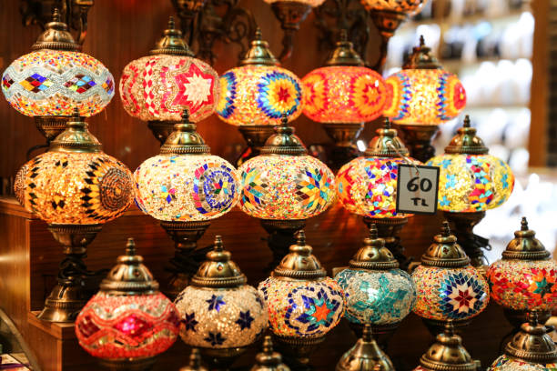 istock Colorful Turkish Laterns in Istanbul City 652352462