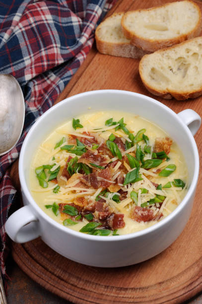 istock Creamy Loaded Baked Potato Soup 652357132