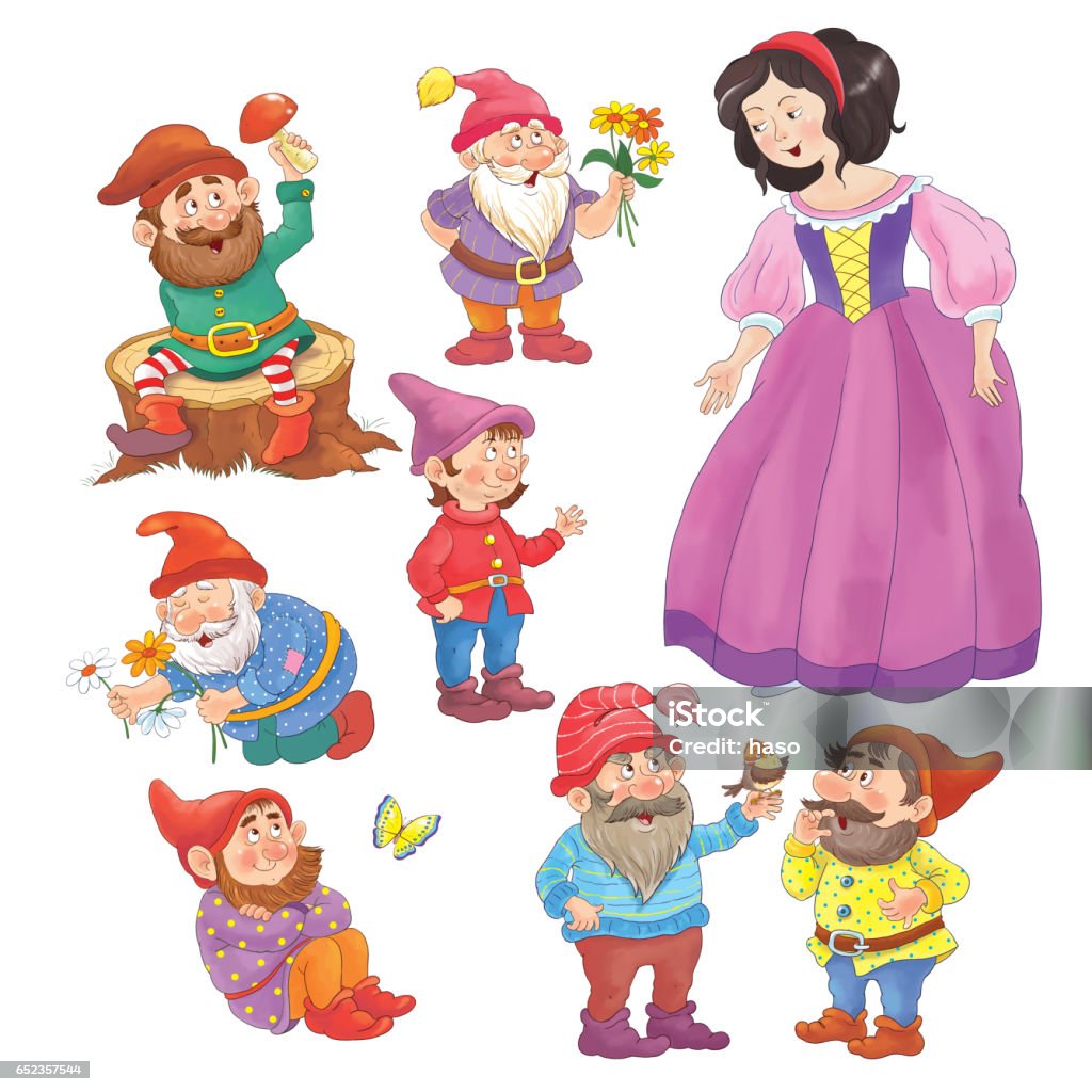 Bạch Tuyết Và Bảy Chú Lùn Câu Chuyện Cổ Tích Minh Họa Cho Trẻ Em ...