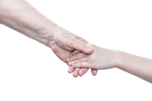 istock Handshake grandmother and granddaughter 652359670