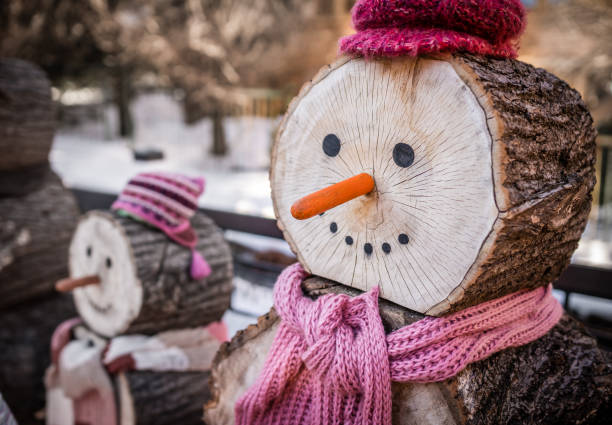 Winter scene in natural park.