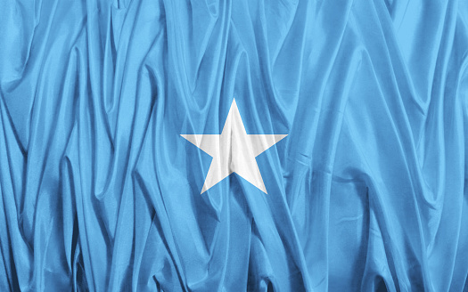 Flag of the African country Somalia