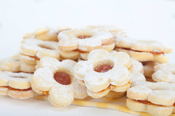 istock Pile of Vanilla Jam Cookies 652379998