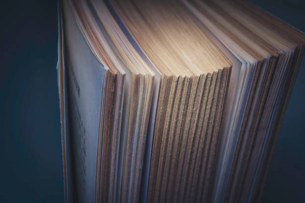 istock View of old book pages. Education and wisdom concept. 652385368