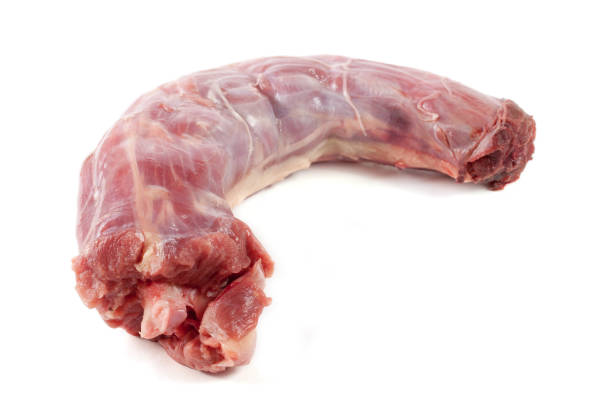 istock raw turkey neck isolated on white background 652387800