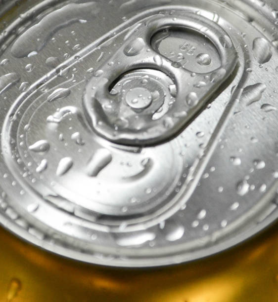 istock Macro shot of can with water drops 652388136