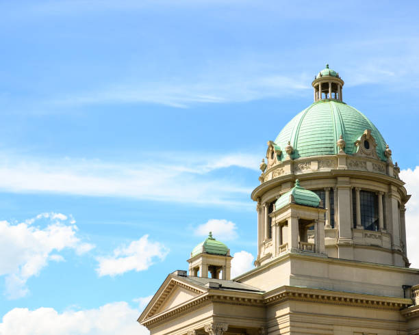 istock Serbian parlament building - Belgrade Serbia 652394408
