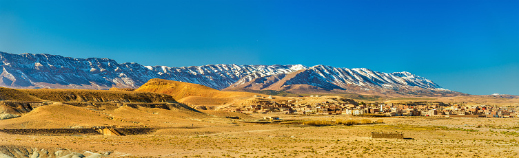 Panorama of the Atlas Mountains at Midelt - Morocco