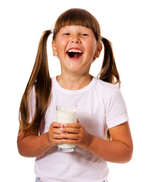 istock Girl loves milk 652404402