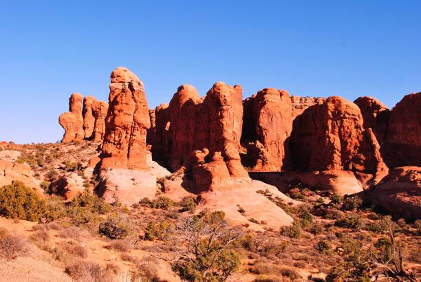 istock Arches National Park Sandstone Landscape 652414922