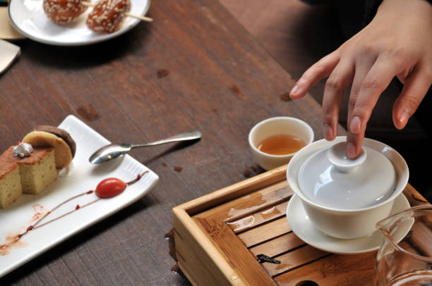 istock Chinese Pastry or Moon cake and Coffee Break in China 652417666