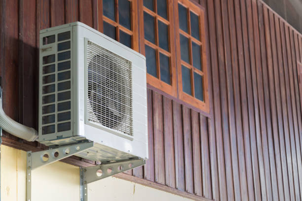 istock Air conditioning units installed outside the house 652422546