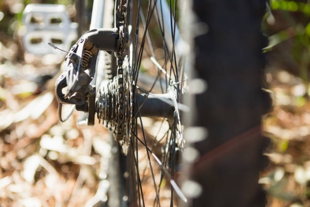 istock Close-up of mountain bike 652423128