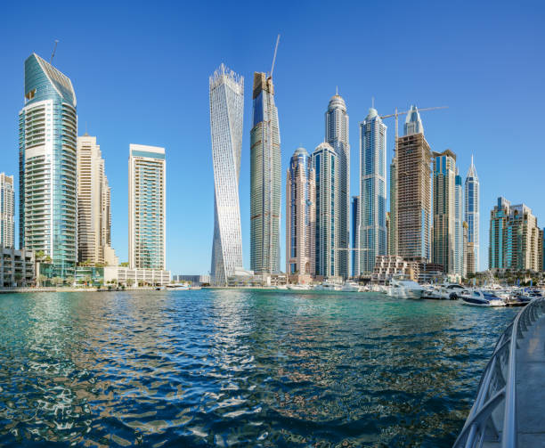 istock Dubai Marina Urban Skyline 652423656