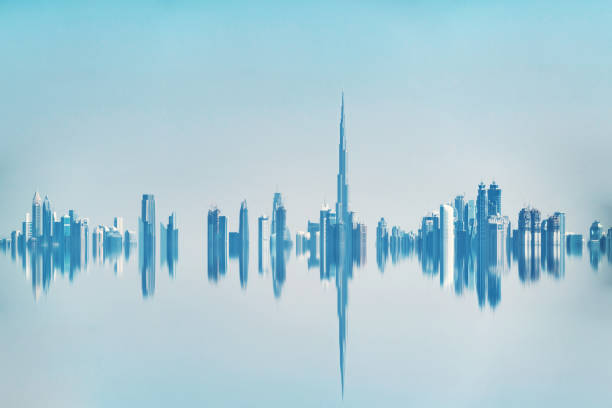 istock Dubai Downtown Urban Skyline 652423676