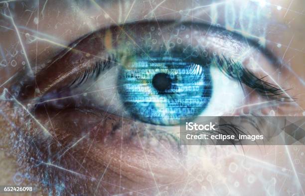 Tecnología Los Ojos Foto de stock y más banco de imágenes de Ojo - Ojo, Vigilancia, Tecnología