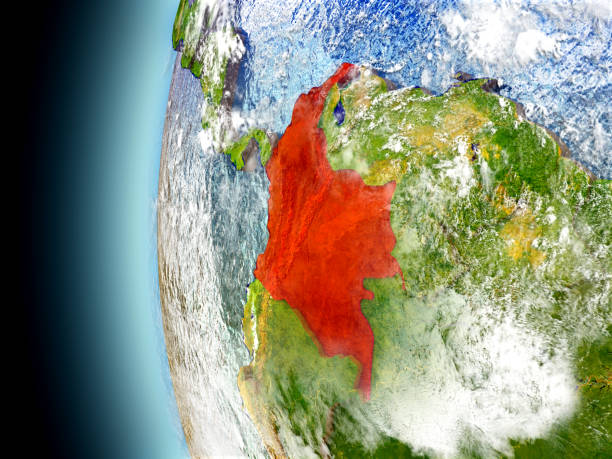 istock Colombia on planet Earth from space 652444046