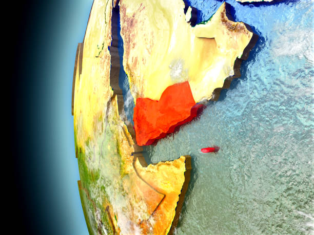 istock Yemen on planet Earth from space 652444144