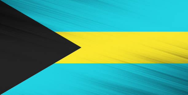 Central American country flag of Bahamas