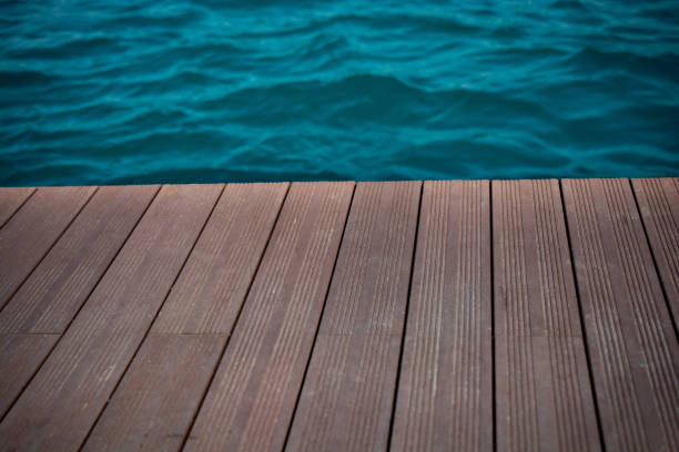 istock Water and wood texture as a background 652461274
