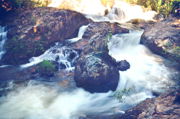istock waterfalls in nature park 652465946