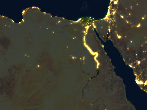 istock Egypt at night on planet Earth 652469744