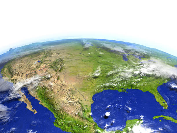 istock USA on realistic model of Earth 652469780