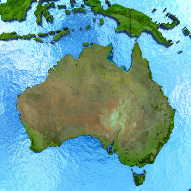 istock Australia on model of Earth 652469892