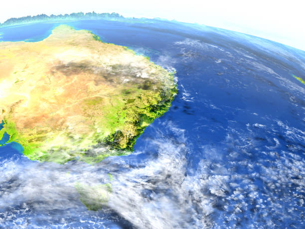 istock East coast of Australia on planet Earth 652474376