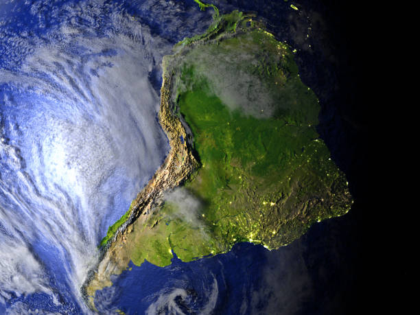 istock South America on realistic model of Earth 652474402