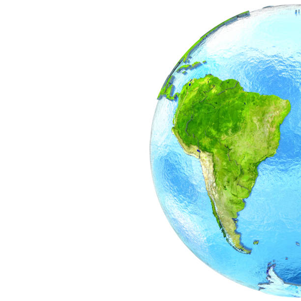 istock South America on model of Earth 652474444